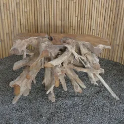 Konsole aus einzigartigem Teakholz - ca. 120cm Länge und 80cm Höhe 